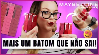 Novos BATONS Super Stay Vinyl Ink da MAYBELLINE 😍