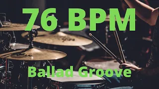 76 bpm drum beat - 4/4 Ballad Groove by solidtracks