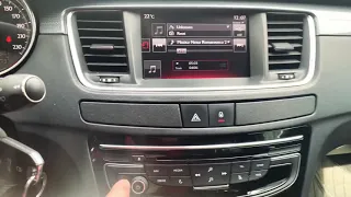 Peugeot 508 SW hidden menu