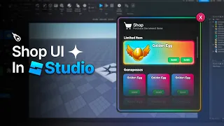How To Make A Shop UI In Roblox Studio