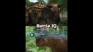 Dino Battle - Toro vs Carnotaurus #jurassicworld #paleontology #edit #shorts