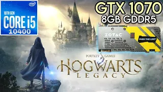 GTX 1070 | Hogwarts Legacy | I5 10400 | 1080P