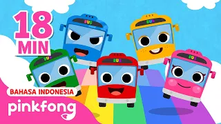 Kumpulan Lagu Bis Wisata | Lagu Anak | Lagu Bis | Pinkfong Baby Shark Indonesia