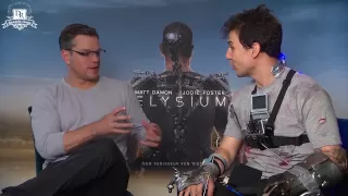 ELYSIUM Matt Damon, Sharlto Copley, Neill Bloomkamp + Daniele Rizzo