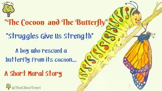 Cocoon and Butterfly English Story | Caterpillar Story | Children Bedtime Fairytale #childrenstories