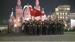 Rehearsal Held for Russia's Victory Day Parade