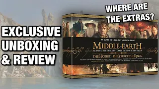 MIDDLE EARTH 4K UHD ULTIMATE COLLECTOR’S EDITION UNBOXING & REVIEW | LORD OF THE RINGS & THE HOBBIT