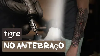 TATUAMOS UM TIGRE NO ANTEBRAÇO- Original SP Tattoo