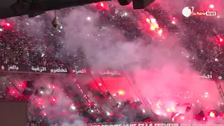 #شاهد..دخلة رائعة و تيفو أنصار اتحاد العاصمة في المباراة النهائية👏👏⚫🔴