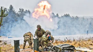 120mm Mortar Live fire | US Army Training 2022