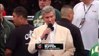 Michael Buffer Intro on BoxNation