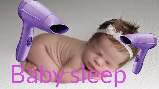 10 hours - baby hair dryer sound to fall asleep | Hairdryer to fall asleep | Hair dryer babies