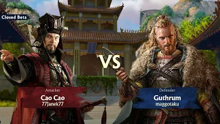 Total War Elysium gameplay - Cao Cao vs Gulthrum (Closed Beta) #totalwarelysium