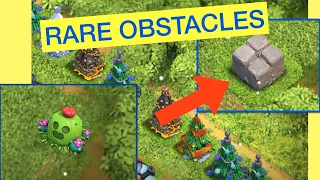 Top 10 Rarest Obstacles | Clash Of Clans