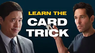 Ant-Man & Jimmy Woo Card Trick Taught by a REAL MAGICIAN