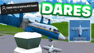 Doing YOUR TFS DARES - Part 2 | Turboprop Flight Simulator