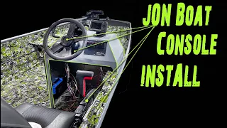 How to rig a steering console in a jon boat