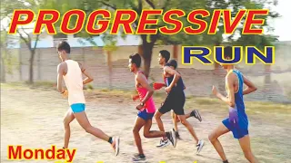 Middle Distance Progressive Run