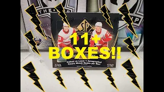 11+ BOXES OF 2021-22 SP AUTHENTIC HOCKEY AND TRILOGY!!!!