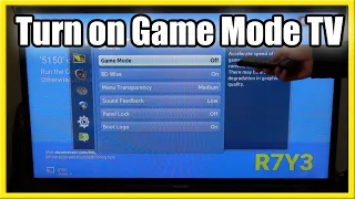 How to Turn on GAME MODE on Samsung Smart TV to Reduce Input Lag in Games (Easy Method!)