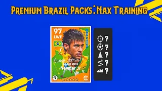 BRAZIL PREMIUM PACK MAX LEVEL TRANING TUTORIAL IN EFOOTBALL 2023 MOBILE