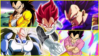 VEGETA: All forms in Dragon Ball Super (Ultra Ego Update)