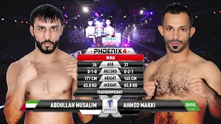 Abdullah Musalim vs Ahmed Makki Full Fight (MMA) | Phoenix 4 Dubai | December 22nd 2017.