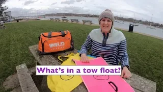 What's in a tow float? Zone 3 swim safety buoy