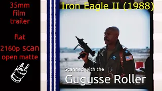Iron Eagle II (1988) 35mm film trailer, flat open matte, 2160p