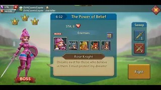 lord mobile normal stage 6-12 /  the power of belief