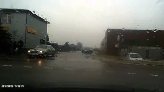 Volvo S60 crash (Salcininkai, Lithuania)