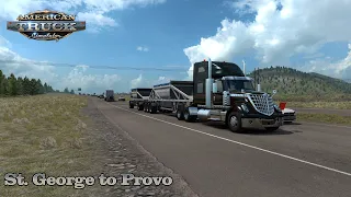 American Truck Simulator 1.36 - International LoneStar - St. George (UT) to Provo (UT)