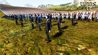 100 JOHN WICK GUARD 100,000 LASER KNIGHTS vs 2,000,000 WEREWOLVES & ORCS | Battle Simulator 2 UEBS 2