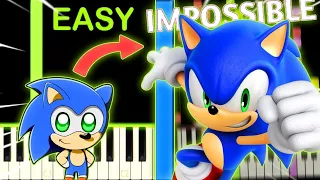 SONIC GREEN HILL ZONE from TOO EASY to IMPOSSIBLE