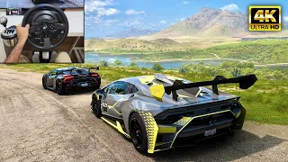 Lamborghini Huracán Super Trofeo & Lamborghini Huracán STO | Forza Horizon 5 | Thrustmaster T300RS