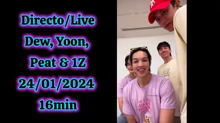 #Live Dew, Yoon & Peat 24-01-2024 #DewNitikorn #yoonpsn #PeatSuchanon