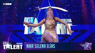 Nair Selena Elías - Bailarina de danzas árabes | Audiciones | Got Talent Argentina 2023
