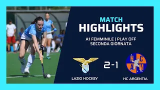 Highlights A1F Lazio Hockey - Argentia 2 - 1. Play off promozione