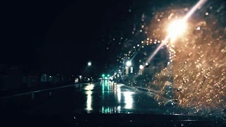 Driving in the rain at 1 AM