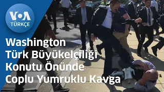 Washington Türk Büyükelçiliği Konutu Önünde Coplu Yumruklu Kavga