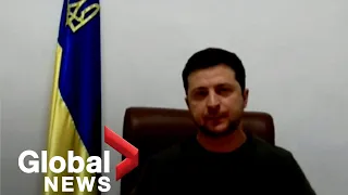 “We want our children to live:” Zelenskyy delivers emotional address as Russia-Ukraine war rages