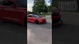 Listen to the Insane Crackles and Pops of My Camaro SS Exhaust System! #Shorts #camaross #camaro