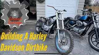 Turning a Harley Davidson Sportster into a Dirtbike!!! (Part 1)