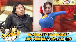 KOMENG KETAGIHAN DI SODORIN PELINDUNG DADA MILIK SPIDERMAN WANITA INI! - DAGELAN OKE