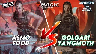 Asmo Food (Mike) VS Golgari Yawgmoth (Virgel) [PAPER] | Modern FNM at Impact Gaming Center