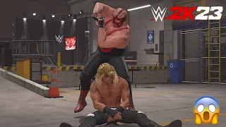 VADER VS DOLPH ZIGGLER | BACKSTAGE BRAWL | GAMEPLAY | WWE 2k23