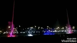 Water fountain show in Gujranwala