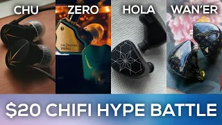 $20 Chifi Hype Battle | Moondrop Chu, Salnotes Zero, Truthear Hola, Tangzu Wan'er Comparisons