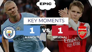 Key Moments | FA Community Shield 2023 Finals | Manchester City Vs Arsenal #football #soccer #futbol