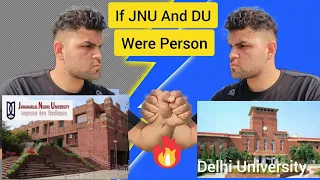 IF JNU AND DU WERE PERSON 👍| DU VS JNU | Funny Video| AMANDEEP VIRDHI